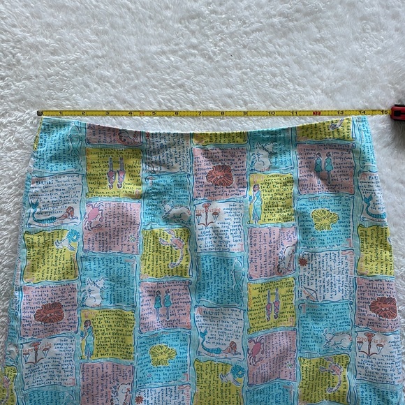 LILY PULITZER 2013 Zodiac Horoscope Written in the Stars Skirt Size 0 - Picture 8 of 11